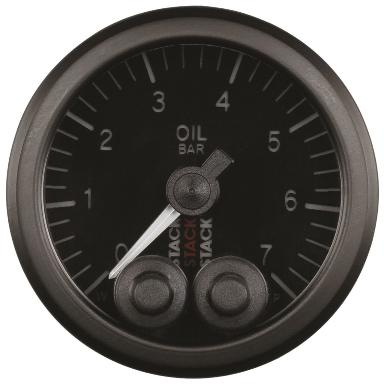 Autometer Stack 52mm 0-7 Bar M10 Male Pro-Control Oil Pressure Gauge - Black - ST3501