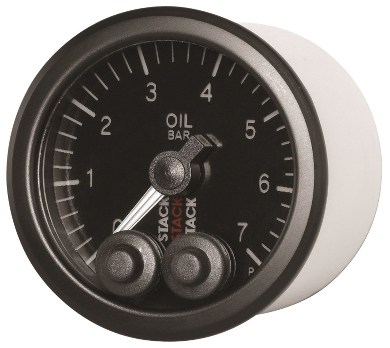 Autometer Stack 52mm 0-7 Bar M10 Male Pro-Control Oil Pressure Gauge - Black - ST3501
