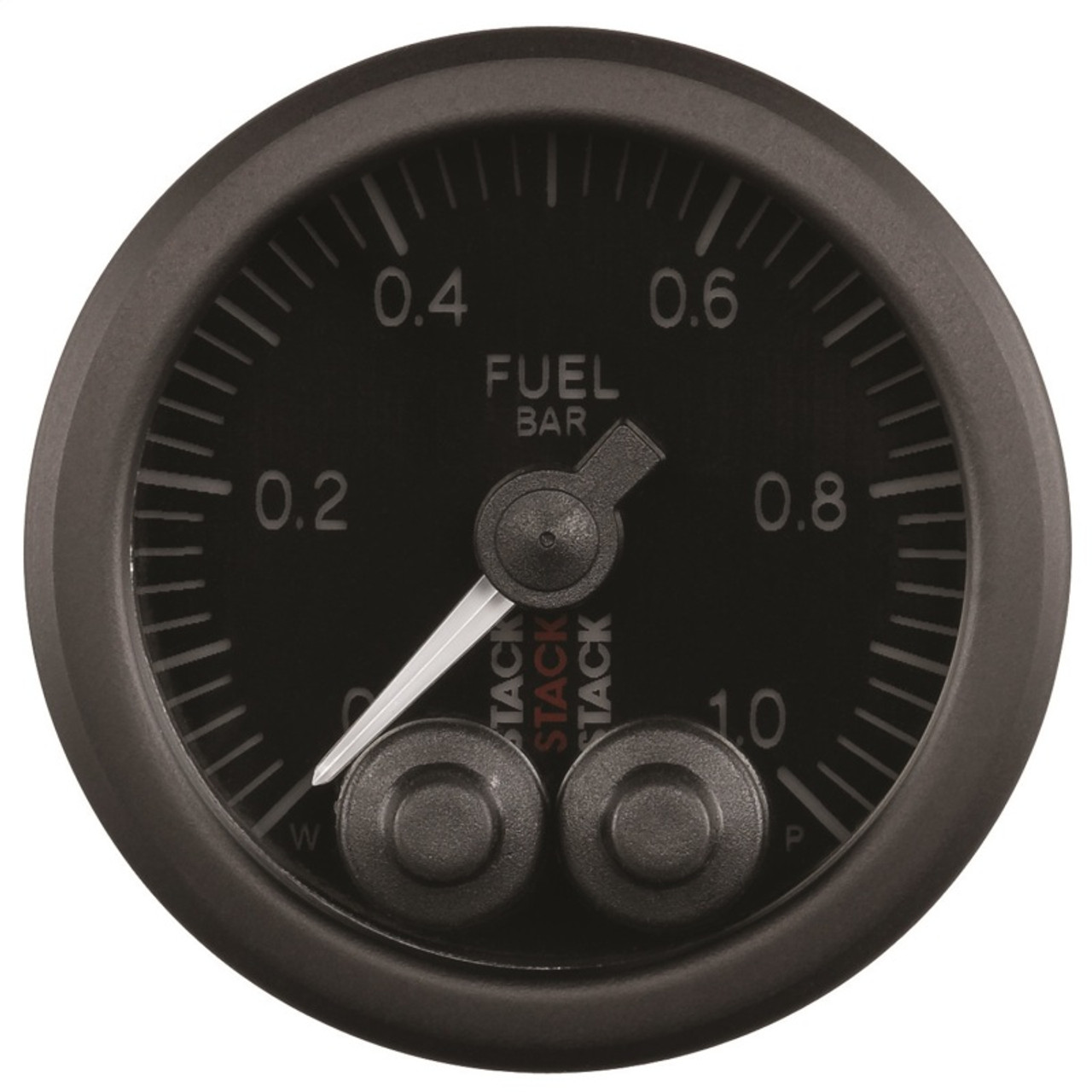 Autometer Stack 52mm 0-1 Bar M10 Male Pro-Control Fuel Pressure Gauge - Black - ST3503