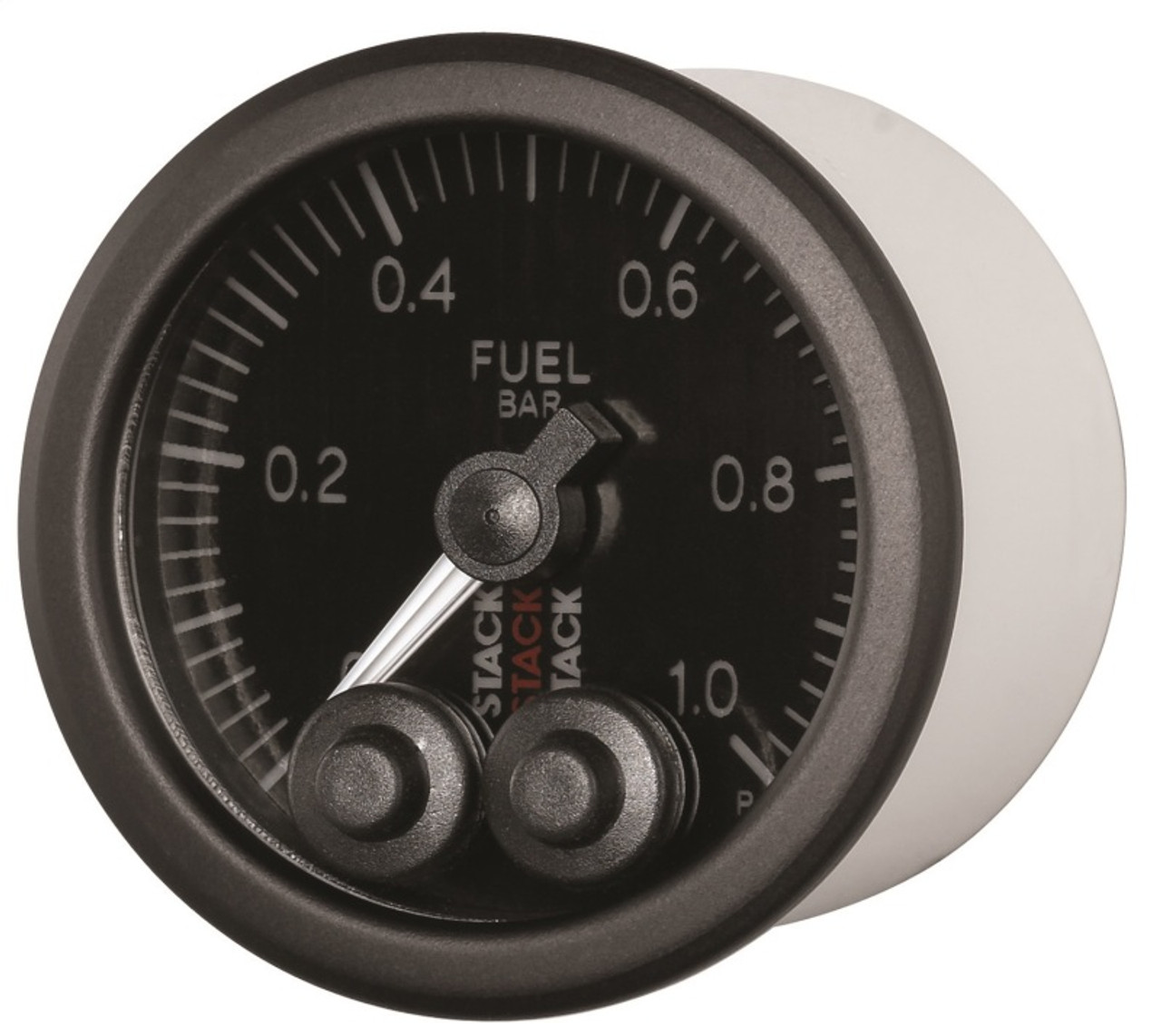 Autometer Stack 52mm 0-1 Bar M10 Male Pro-Control Fuel Pressure Gauge - Black - ST3503