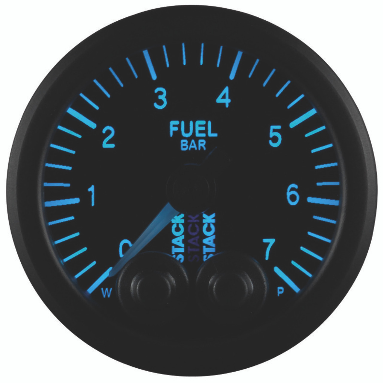 Autometer Stack 52mm 0-7 Bar M10 Male Pro-Control Fuel Pressure Gauge - Black - ST3505