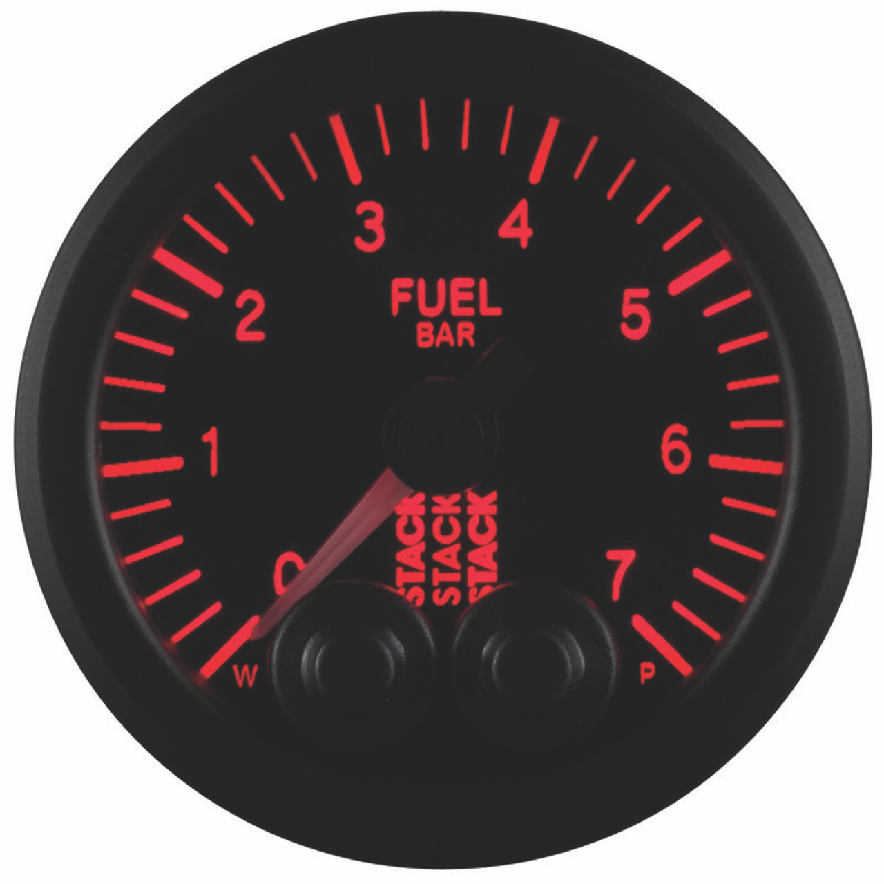 Autometer Stack 52mm 0-7 Bar M10 Male Pro-Control Fuel Pressure Gauge - Black - ST3505