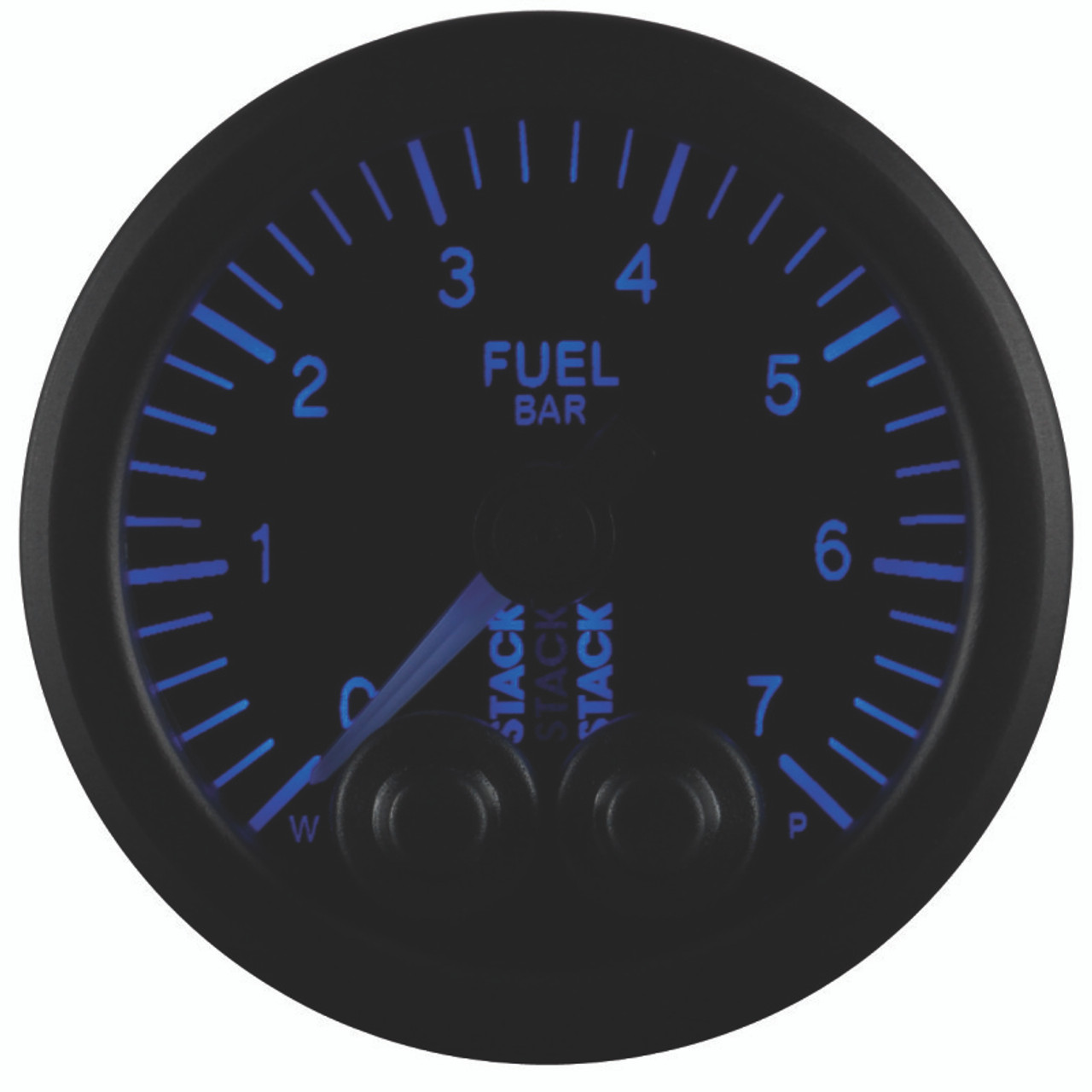 Autometer Stack 52mm 0-7 Bar M10 Male Pro-Control Fuel Pressure Gauge - Black - ST3505