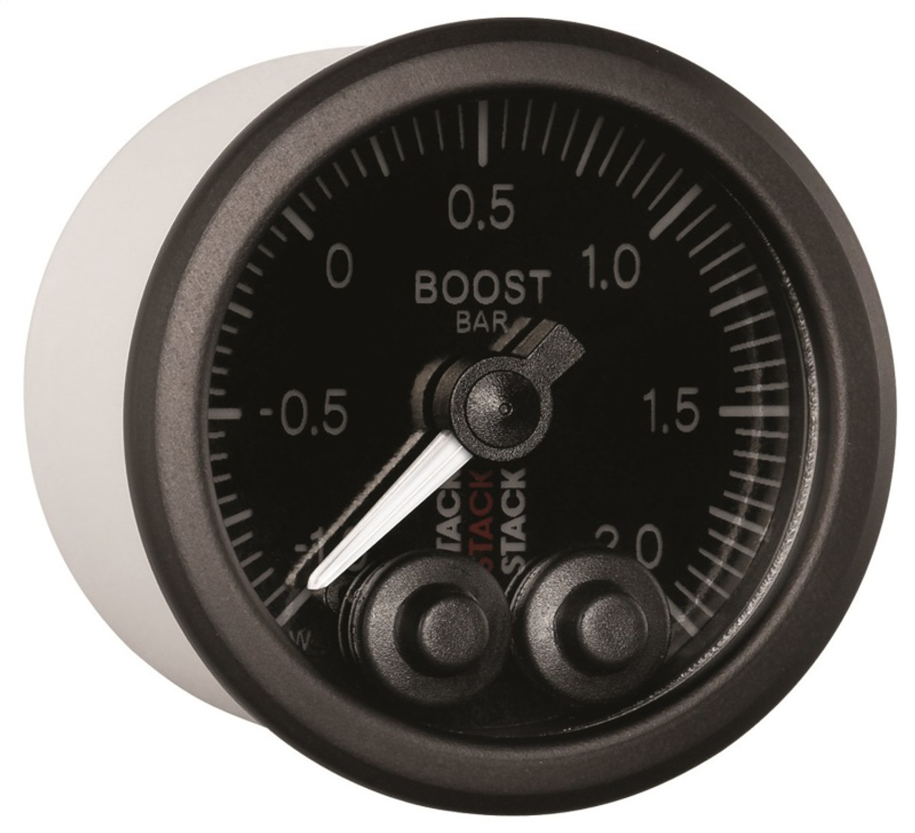 Autometer Stack 52mm -1 to +2 Bar (Incl T-Fitting) Pro-Control Boost Pressure Gauge - Black - ST3511