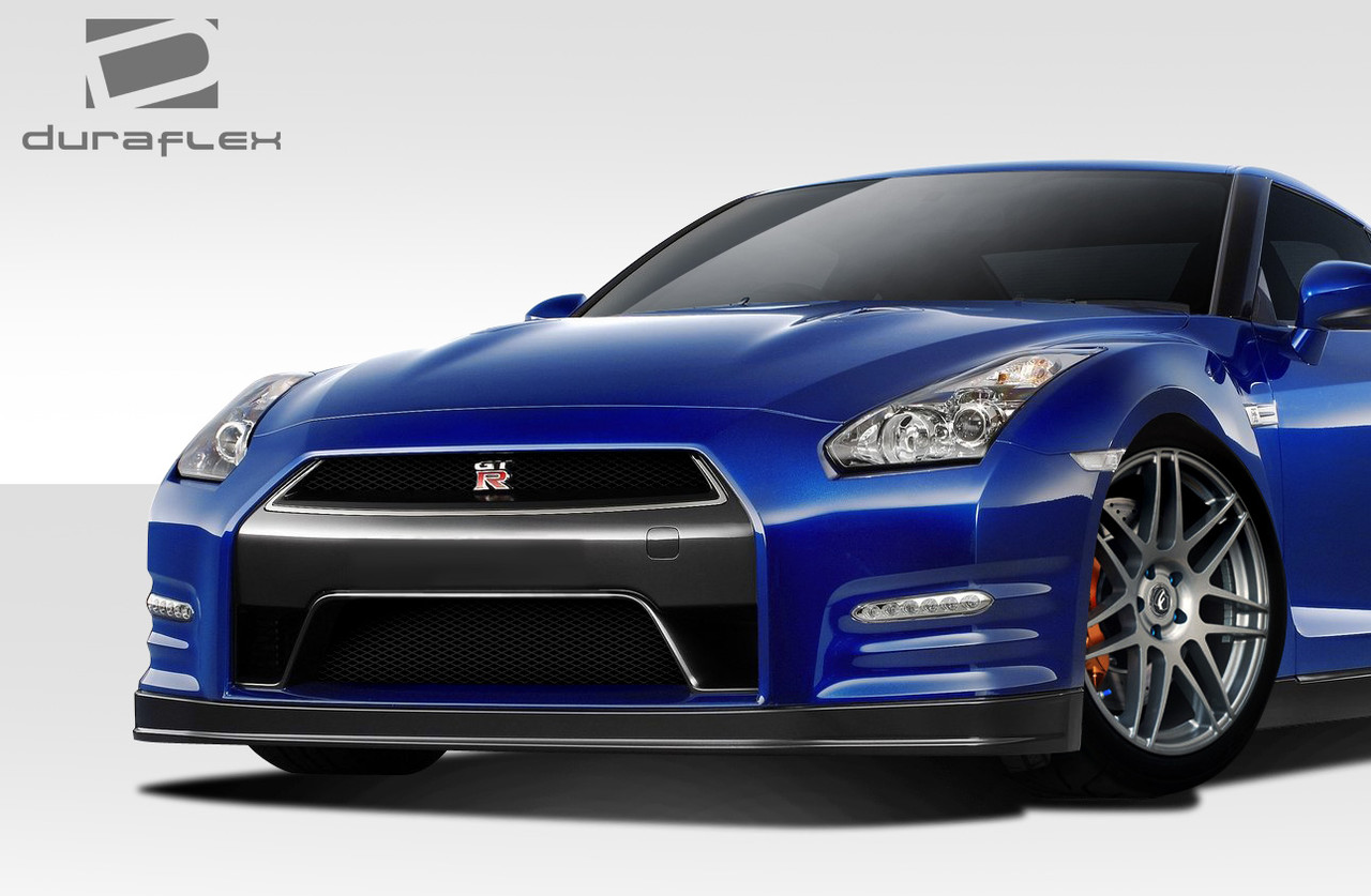 2009-2016 Nissan GT-R R35 Duraflex OEM Facelift Look Conversion Front Bumper Cover - 1 Piece (S) / Vehicle Year Make Model Trim - 2009-2016-Nissan GTR ALL / Product Type - Front Bumper / Style Name -OEM Facelift Look / Kit Material - FRP (Fiberglass Reinforced Plastics) / Notes - 09-11 models must use front bumper, grille, and lip together