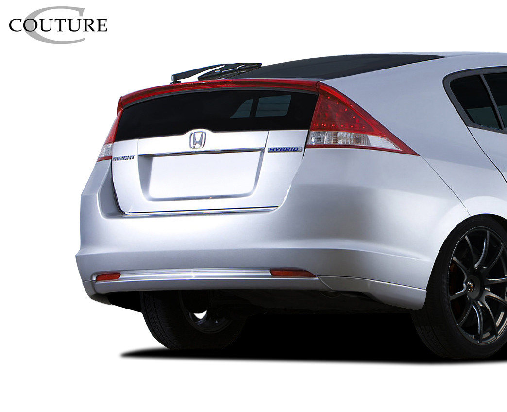 2010-2014 Honda Insight Couture Polyurethane Vortex Rear Add Ons Spat Extensions - 2 Piece (S) / Vehicle Year Make Model Trim - 2010-2014-Honda Insight ALL / Product Type - Rear Lip/Add On / Style Name -Vortex / Kit Material - Polyurethane / Notes - Note: All Overstock products are sold on a first come, first serve basis. Overstock products are sold as is, and all sales are final. Overstock products may not be returned or exchanged.