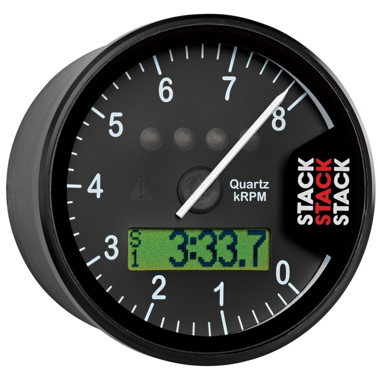 Autometer Stack Display Tachometer 0-8K RPM - Black - ST700SR-A