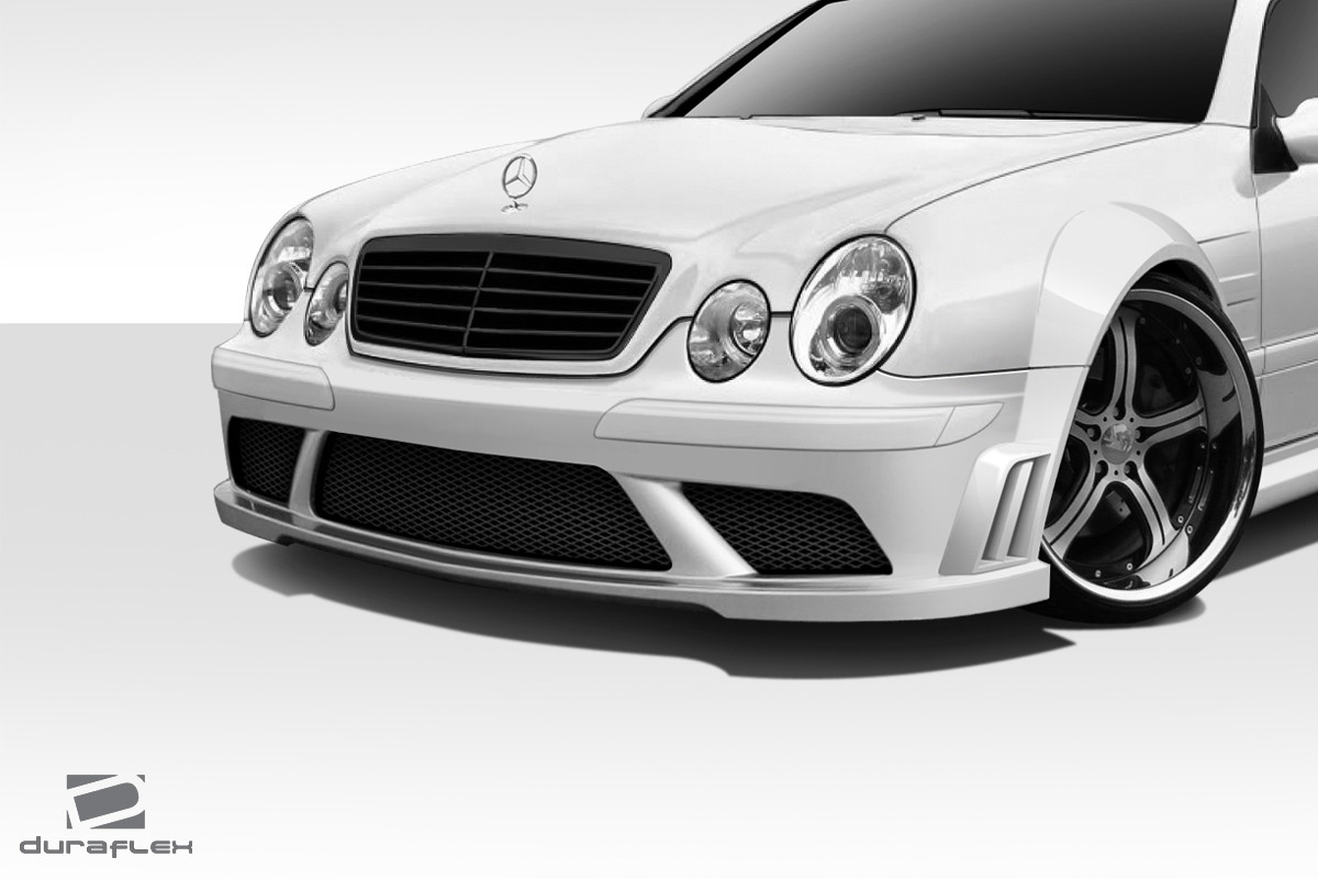 1998-2002 Mercedes CLK W208 Duraflex Black Series Look Wide Body Front Bumper Cover - 1 Piece / Vehicle Year Make Model Trim - 1998-2002-Mercedes CLK 2DR / Product Type - Front Bumper / Style Name -Black Series Look / Kit Material - FRP (Fiberglass Reinforced Plastics) / Notes -