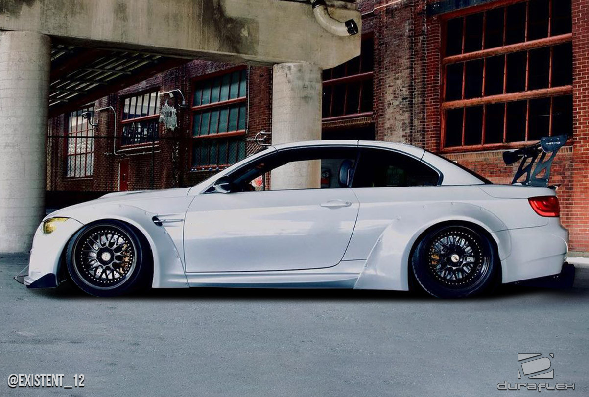 2008-2013 BMW M3 E92 E93 Duraflex Circuit Wide Body Kit - 8 Piece - Includes Circuit Front Fender Flares (112599), Circuit Rear Fender Flares (112600) / Vehicle Year Make Model Trim - 2008-2013-BMW M3 ALL / Product Type - Kit / Style Name -Circuit / Kit Material - FRP (Fiberglass Reinforced Plastics) / Notes -