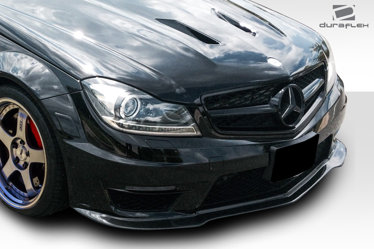 2012-2014 Mercedes C63 W204 Duraflex BS Look Front Lip Spoiler - 1 Piece (S) / Vehicle Year Make Model Trim - 2012-2014-Mercedes C63 ALL / Product Type - Front Lip/Add On / Style Name -BS Look / Kit Material - FRP (Fiberglass Reinforced Plastics) / Notes - Will only fit C63 Front Bumper