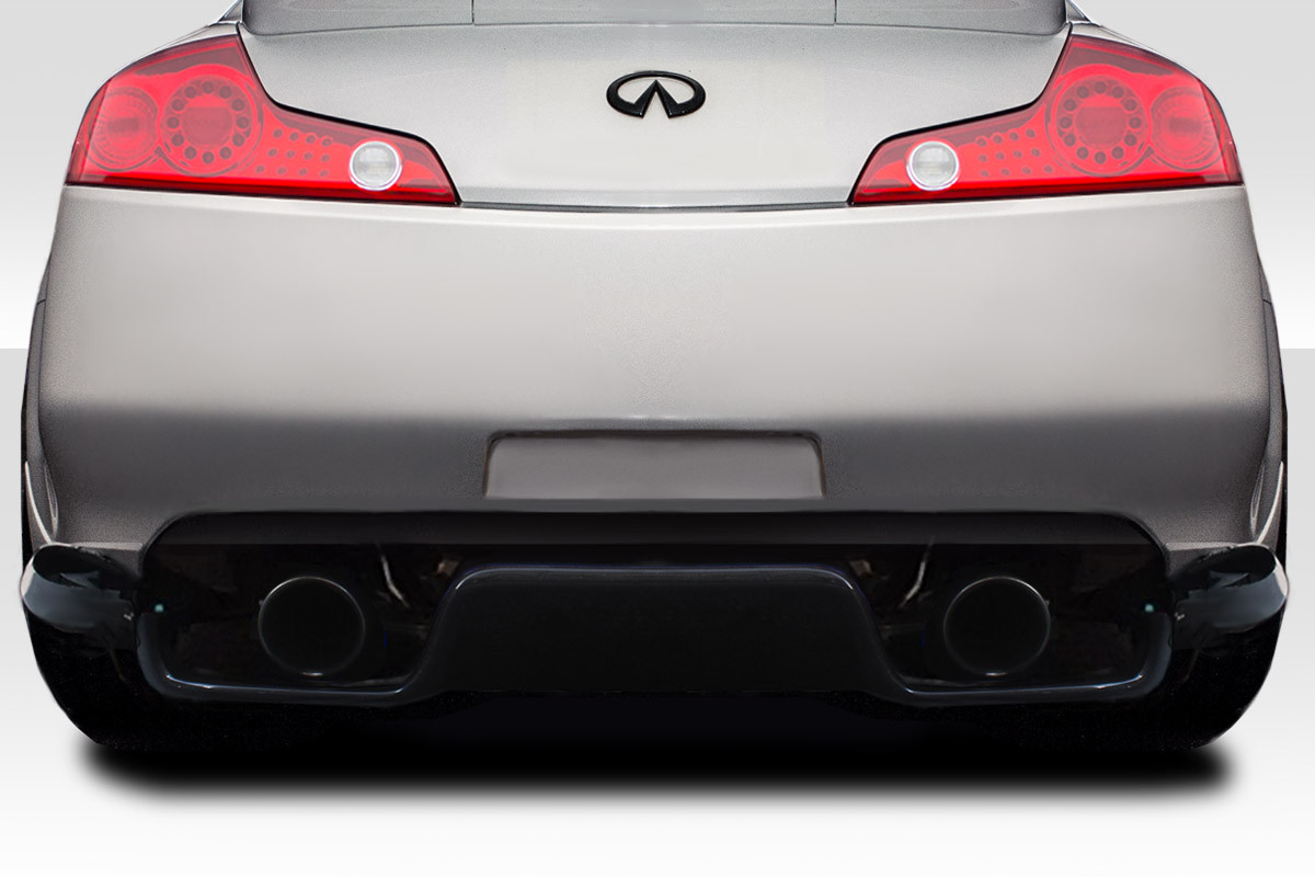 2003-2008 Nissan 350Z Z33 / Infiniti G35 Coupe Duraflex TS-1 Rear Diffuser - 6 Piece / Vehicle Year Make Model Trim - 2003-2008-Nissan 350Z ALL / Product Type - Rear Lip/Add On / Style Name -TS-1 / Kit Material - FRP (Fiberglass Reinforced Plastics) / Notes -