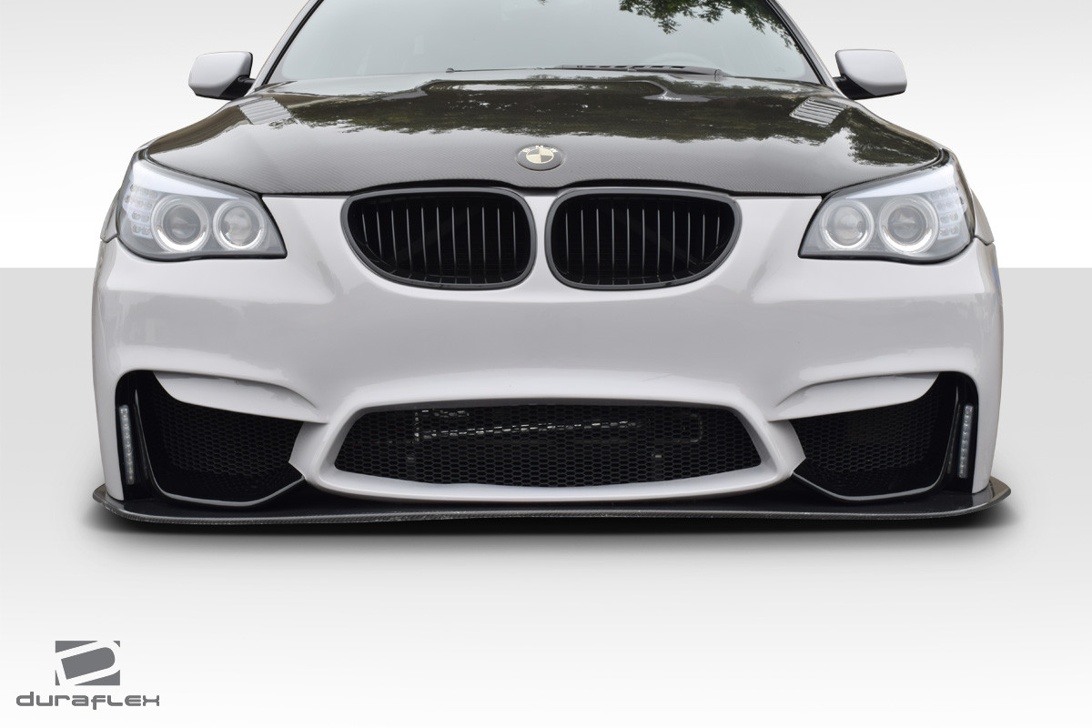 2004-2010 BMW 5 Series E60 Duraflex M4 Look Front Bumper - 1 Piece / Vehicle Year Make Model Trim - 2004-2010-BMW 5 Series ALL / Product Type - Front Bumper / Style Name -M4 Look / Kit Material - FRP (Fiberglass Reinforced Plastics) / Notes -