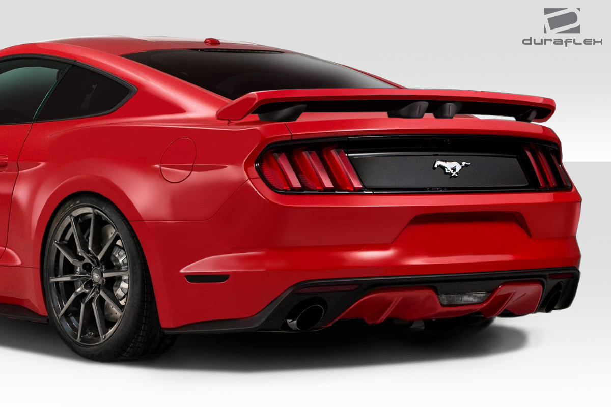 2015-2023 Ford Mustang Coupe Duraflex CVX Wing Spoiler - 1 Piece / Vehicle Year Make Model Trim - 2015-2023-Ford Mustang 2DR / Product Type - Wing / Style Name -CVX / Kit Material - FRP (Fiberglass Reinforced Plastics) / Notes -