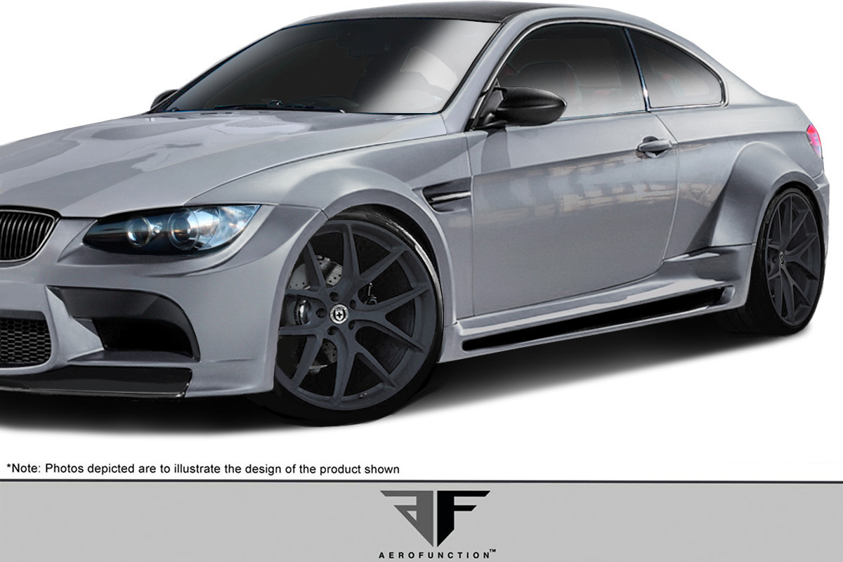 2008-2013 BMW M3 E92 2DR Coupe AF-5 Wide Body Side Skirts ( GFK ) - 2 Piece (S)