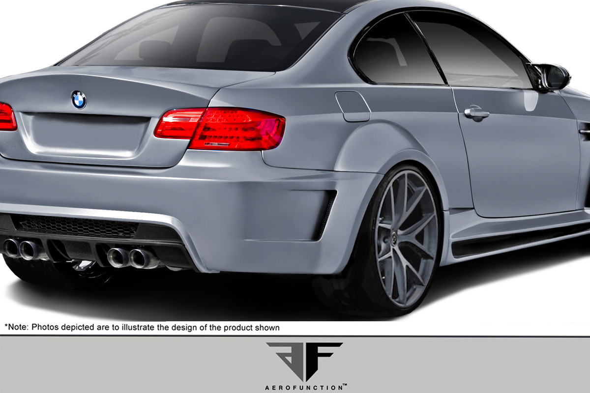 2008-2013 BMW M3 E92 2DR Coupe AF-5 Wide Body Rear Fender Flares ( GFK ) - 2 Piece (S)