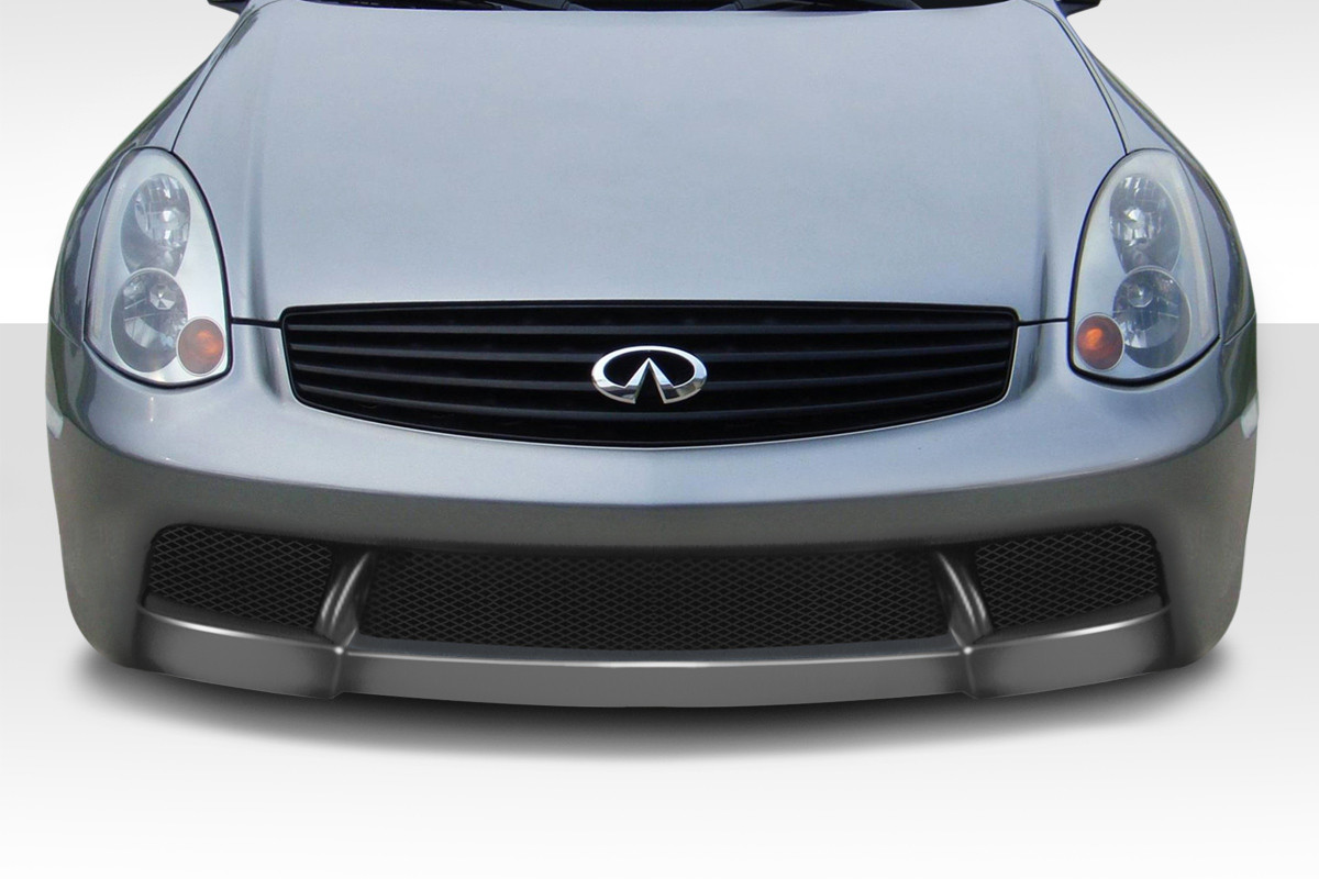 2003-2007 Infiniti G Coupe G35 Duraflex D-Spec Body Kit - 4 Piece - Includes D-Spec Front Bumper (112873) D-Spec Side Skirts (112874) D-Spec Rear Bumper (112875) / Vehicle Year Make Model Trim - 2003-2007-Infiniti G Coupe 2DR / Product Type - Kit / Style Name -D-Spec / Kit Material - FRP (Fiberglass Reinforced Plastics) / Notes -