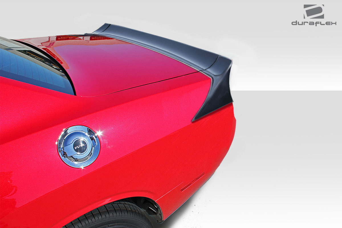 2008-2023 Dodge Challenger Duraflex Novara Wing - 3 Piece / Vehicle Year Make Model Trim - 2008-2023-Dodge Challenger ALL / Product Type - Wing / Style Name -Novara / Kit Material - FRP (Fiberglass Reinforced Plastics) / Notes -