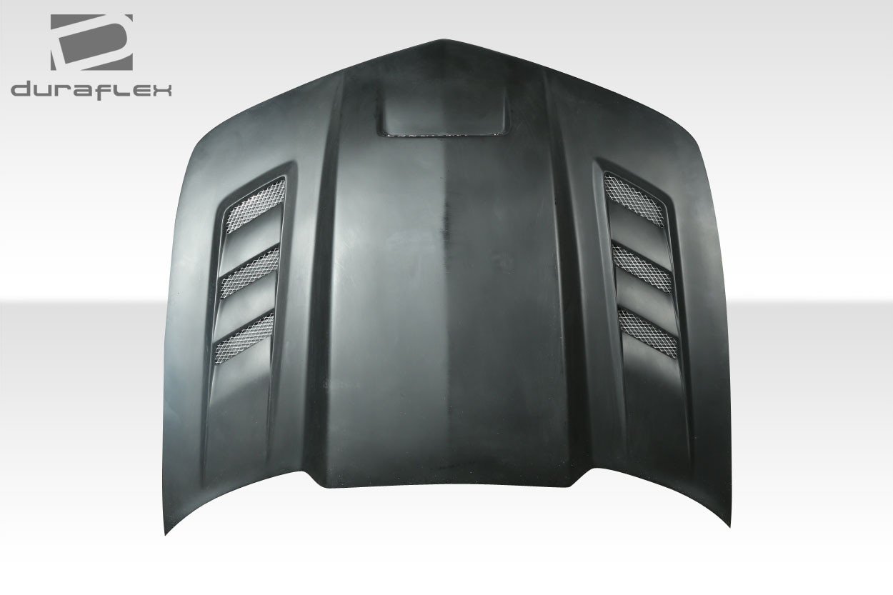 2010-2015 Chevrolet Camaro Duraflex TS-2 Hood - 1 Piece / Vehicle Year Make Model Trim - 2010-2015-Chevrolet Camaro ALL / Product Type - Hood / Style Name -TS-2 / Kit Material - FRP (Fiberglass Reinforced Plastics) / Notes - Note: Hood pins are required.