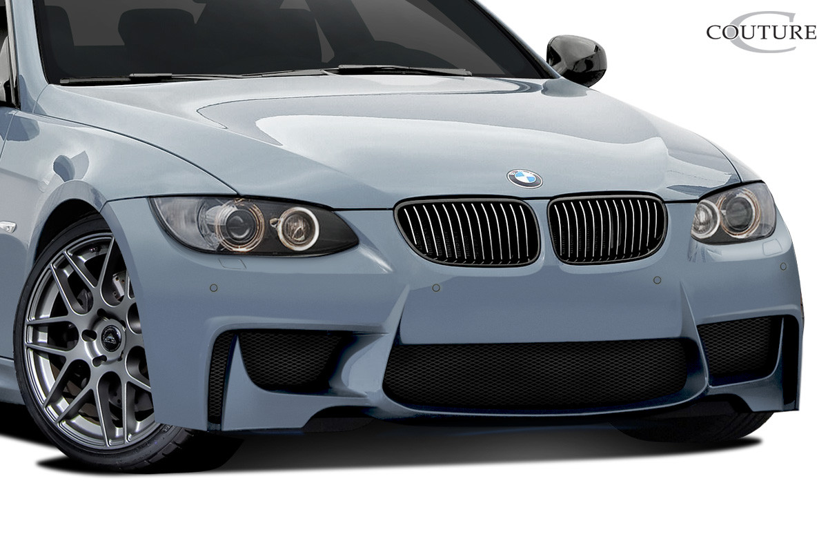 2007-2010 BMW 3 Series E92 2dr E93 Convertible Couture Polyurethane 1M Look Front Bumper Cover - 1 Piece / Vehicle Year Make Model Trim - 2007-2010-BMW 3 Series 2DR / Product Type - Front Bumper / Style Name -1M Look / Kit Material - Polyurethane / Notes -