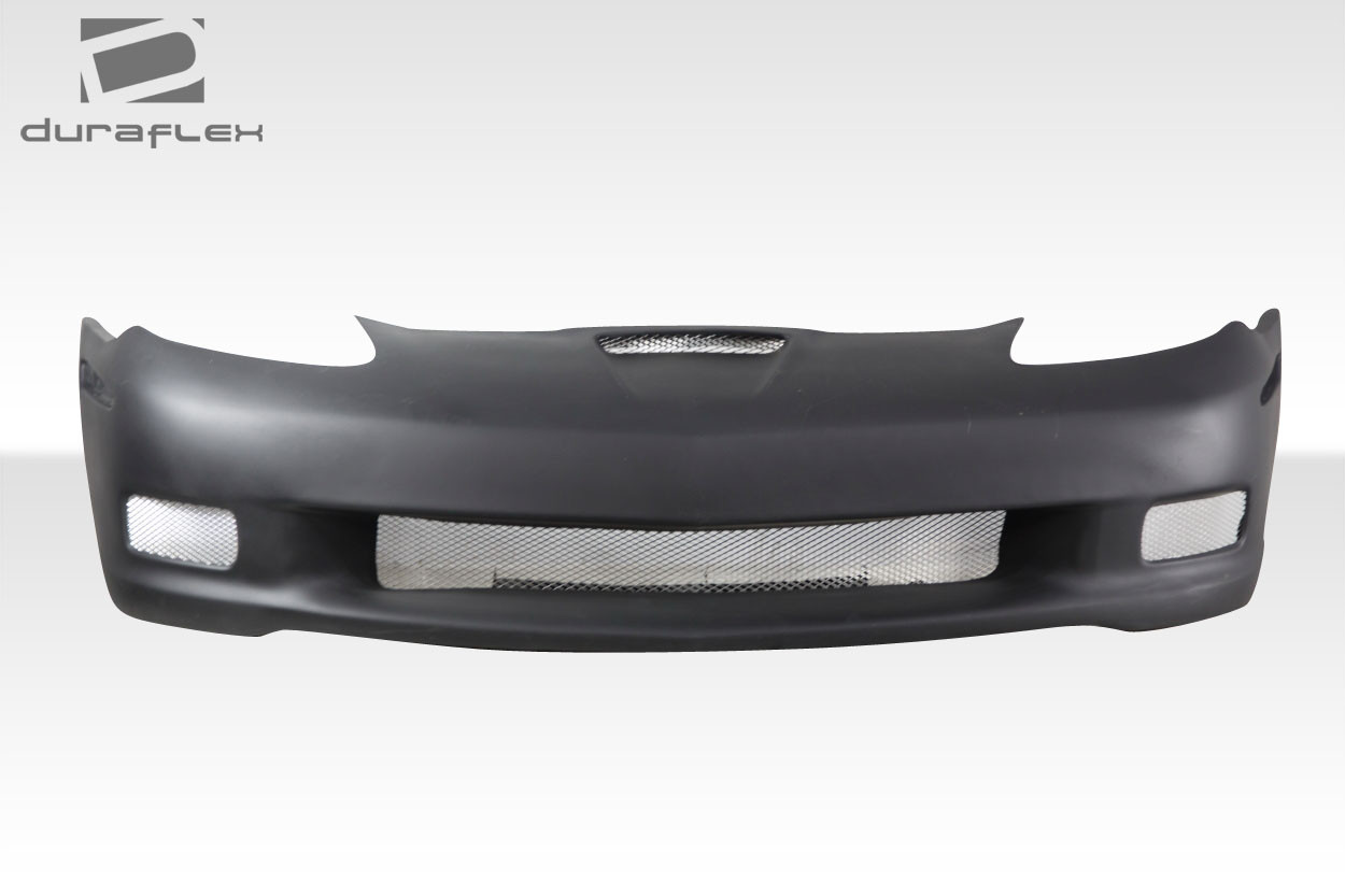 2005-2013 Chevrolet Corvette C6 Duraflex Z06 Look Front bumper - 1 Piece / Vehicle Year Make Model Trim - 2005-2013-Chevrolet Corvette ALL / Product Type - Front Bumper / Style Name -Z06 Look / Kit Material - FRP (Fiberglass Reinforced Plastics) / Notes - Note: Bumper is designed for base models only. Front lip is not included. Can utilize front lips which are designed for Z06, Grand Sport or ZR1 models.