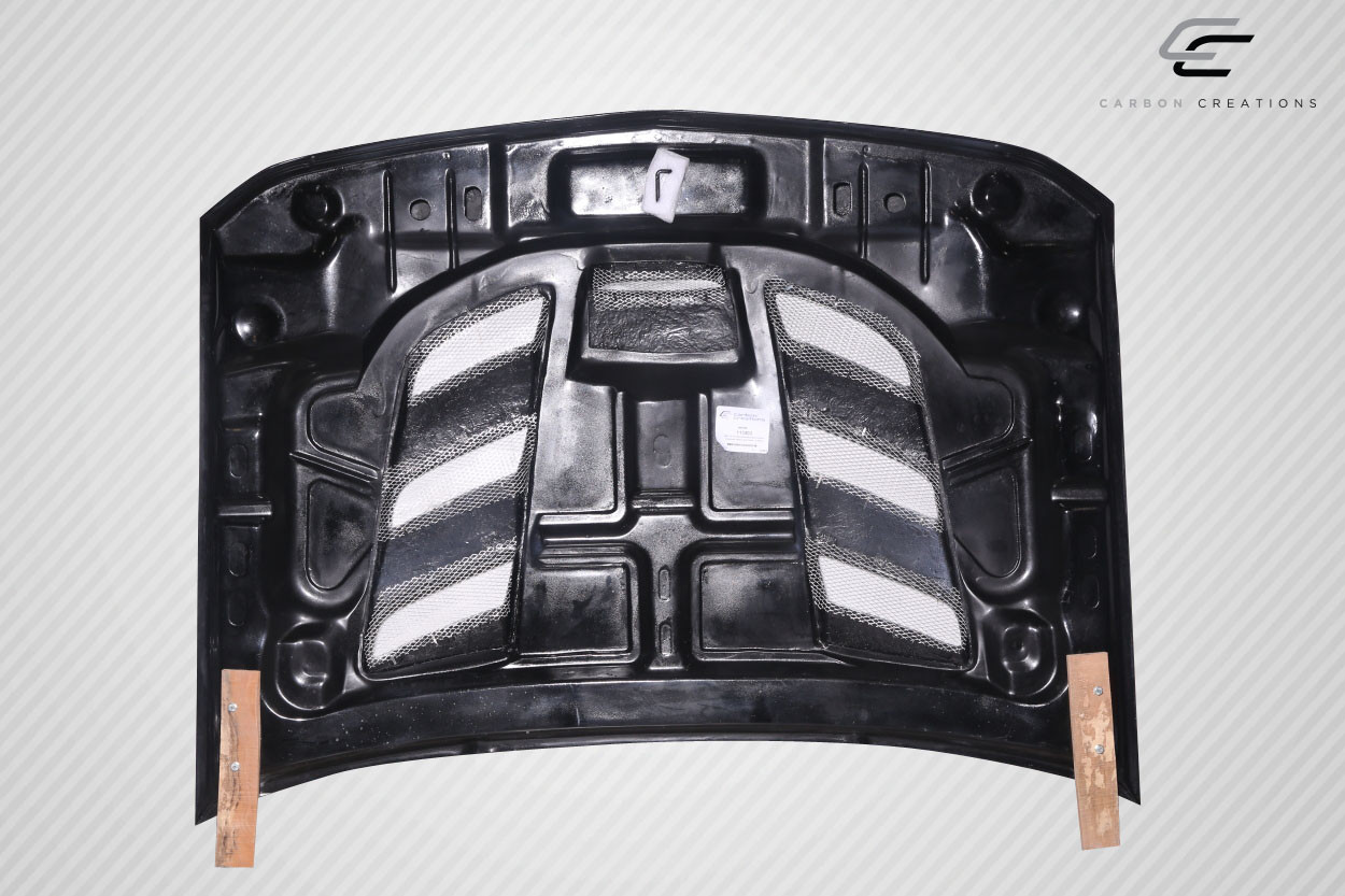 2007-2013 Chevrolet Silverado Carbon Creations Viper Look Hood - 1 Piece / Vehicle Year Make Model Trim - 2007-2013-Chevrolet Silverado ALL / Product Type - Hood / Style Name -Viper Look / Kit Material - Carbon Fiber / Notes - Note: Hood pins are required.