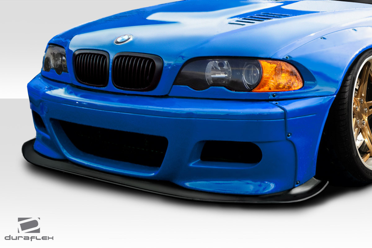 2001-2006 BMW M3 E46 Duraflex Circuit Front Lip Spoiler - 1 Piece / Vehicle Year Make Model Trim - 2001-2006-BMW M3 ALL / Product Type - Front Lip/Add On / Style Name -Circuit / Kit Material - FRP (Fiberglass Reinforced Plastics) / Notes -