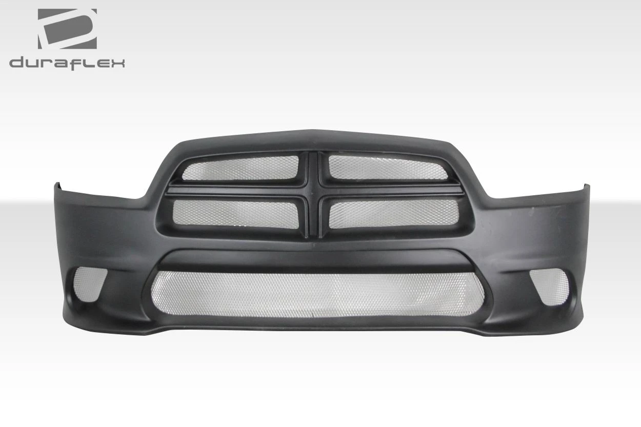 2011-2014 Dodge Charger Duraflex Hellcat Look Front Bumper - 1 Piece / Vehicle Year Make Model Trim - 2011-2014-Dodge Charger ALL / Product Type - Front Bumper / Style Name -Hellcat Look / Kit Material - FRP (Fiberglass Reinforced Plastics) / Notes -