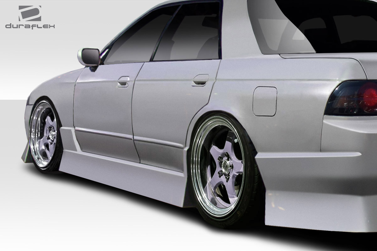 1989-1994 Nissan Skyline R32 4DR Duraflex Type U Side Skirts - 2 Piece / Vehicle Year Make Model Trim - 1989-1994-Nissan Skyline 4DR / Product Type - Sideskirts / Style Name -Type U / Kit Material - FRP (Fiberglass Reinforced Plastics) / Notes -