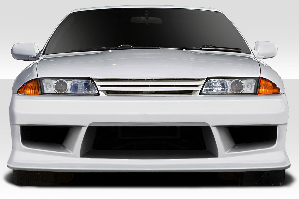 1989-1994 Nissan Skyline R32 4DR Duraflex V-Speed Body Kit - 4 Piece - Includes V-Speed Front Bumper (113562) V-Speed Side Skirts (113565) V-Speed Rear Bumper (113566) / Vehicle Year Make Model Trim - 1989-1994-Nissan Skyline 4DR / Product Type - Kit / Style Name -V-Speed / Kit Material - FRP (Fiberglass Reinforced Plastics) / Notes -