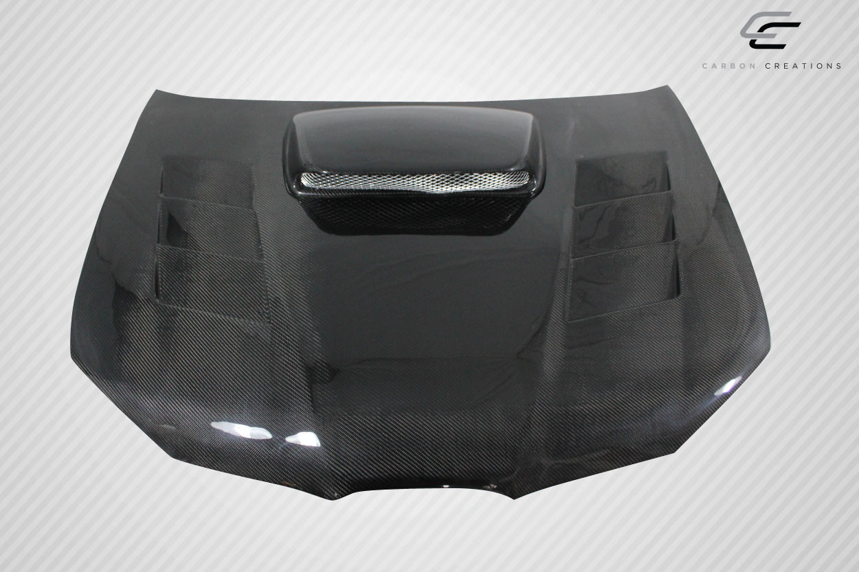 2006-2007 Subaru Impreza WRX STI Carbon Creations GT Concept Hood - 1 Piece / Vehicle Year Make Model Trim - 2006-2007-Subaru Impreza ALL / Product Type - Hood / Style Name -GT Concept / Kit Material - Carbon Fiber / Notes - Note: Hood pins are required.