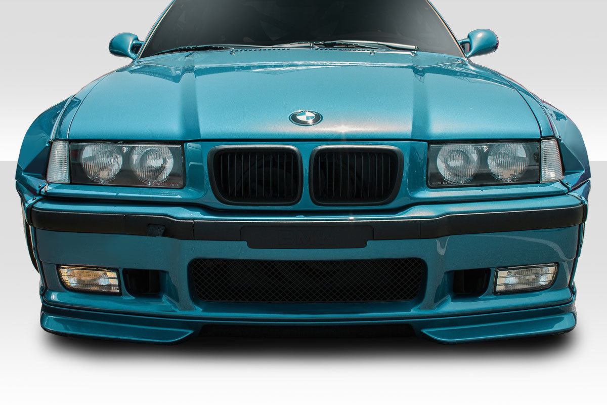 1992-1998 BMW 3 Series M3 E36 2DR Duraflex Circuit Wide Body Kit - 12 Piece - Includes Circuit Front Lip Spoiler (113440) Circuit Front Fender Flares (113442) Circuit Side Skirts (113443) Circuit Rear Fender Flares (113444) Circuit Rear Add Ons Spat Extensions (113445) Circuit Rear Wing Spoiler (113446) / Vehicle Year Make Model Trim - 1992-1998-BMW 3 Series 2DR / Product Type - Kit / Style Name -Circuit / Kit Material - FRP (Fiberglass Reinforced Plastics) / Notes -