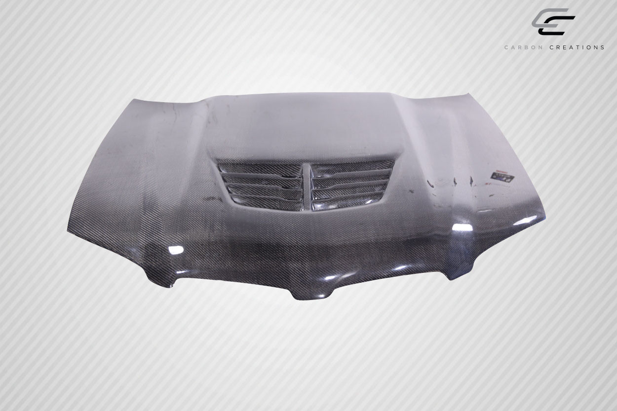 2008-2009 Pontiac G8 Carbon Creations Stingray Z Hood - 1 Piece / Vehicle Year Make Model Trim - 2008-2009-Pontiac G8 ALL / Product Type - Hood / Style Name -Stingray Z / Kit Material - Carbon Fiber / Notes - Note: Hood pins are required.