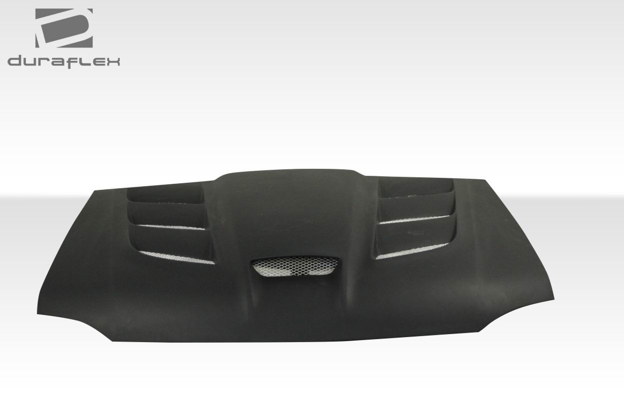 2001-2004 Nissan Frontier Duraflex Viper Look Hood - 1 Piece / Vehicle Year Make Model Trim - 2001-2004-Nissan Frontier ALL / Product Type - Hood / Style Name -Viper Look / Kit Material - FRP (Fiberglass Reinforced Plastics) / Notes - Hood pins are required.