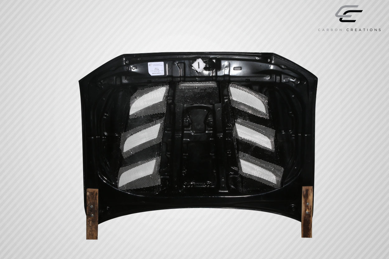 2012-2015 Toyota Tacoma Carbon Creations Viper Look Hood - 1 Piece / Vehicle Year Make Model Trim - 2012-2015-Toyota Tacoma ALL / Product Type - Hood / Style Name -Viper Look / Kit Material - Carbon Fiber / Notes - Hood pins are required.