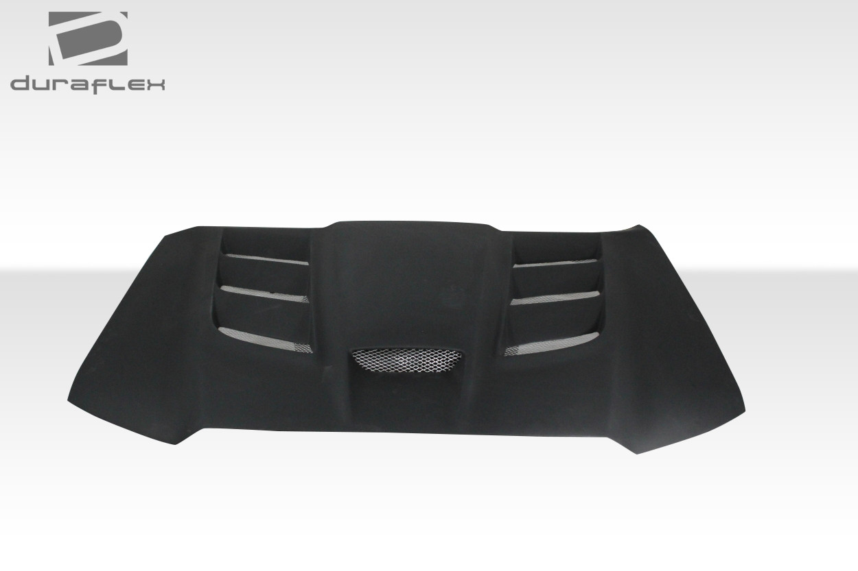 2012-2015 Toyota Tacoma Duraflex Viper Look Hood - 1 Piece / Vehicle Year Make Model Trim - 2012-2015-Toyota Tacoma ALL / Product Type - Hood / Style Name -Viper Look / Kit Material - FRP (Fiberglass Reinforced Plastics) / Notes - Hood pins are required.