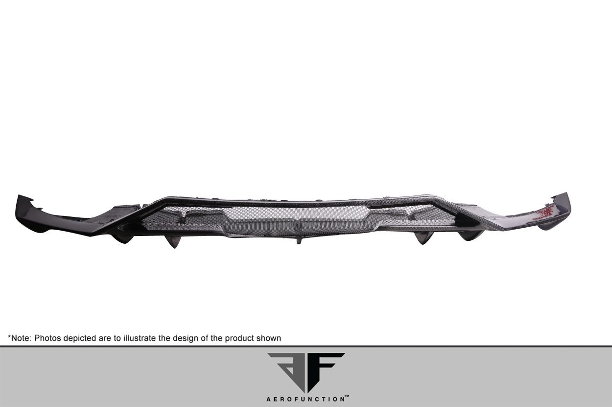 2011-2017 Lamborghini Aventador Carbon AF-1 Rear Diffuser ( CFP ) - 1 Piece (S)