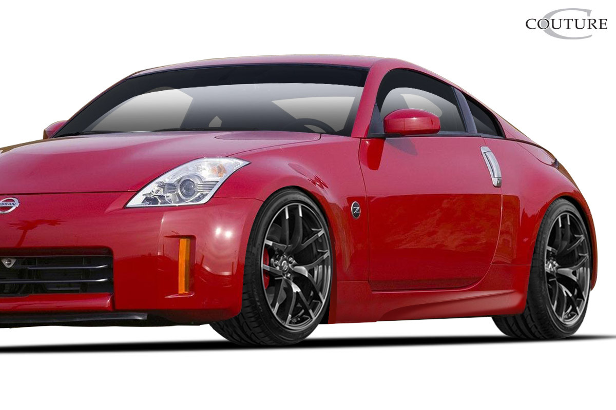 2003-2008 Nissan 350Z Z33 Couture Polyurethane AM-S GT Side Skirts - 2 Piece / Vehicle Year Make Model Trim - 2003-2008-Nissan 350Z ALL / Product Type - Sideskirts / Style Name -AM-S / Kit Material - Polyurethane / Notes -