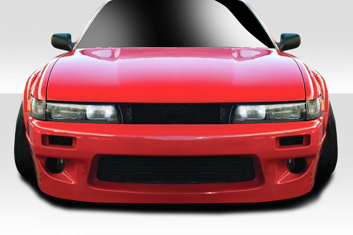 1989-1994 Nissan Silvia S13 2dr Duraflex RBS Wide Body Kit - 8 Piece - Includes RBS V1 Front Bumper (113864) RBS V1 Side Skirts (113865) RBS V1 Rear Bumper (113866) RBS V1 Front Fenders (113867) RBS V1 Rear Fenders (113868) / Vehicle Year Make Model Trim - 1989-1994-Nissan S13 Silvia 2DR / Product Type - Kit / Style Name -RBS V1 / Kit Material - FRP (Fiberglass Reinforced Plastics) / Notes -