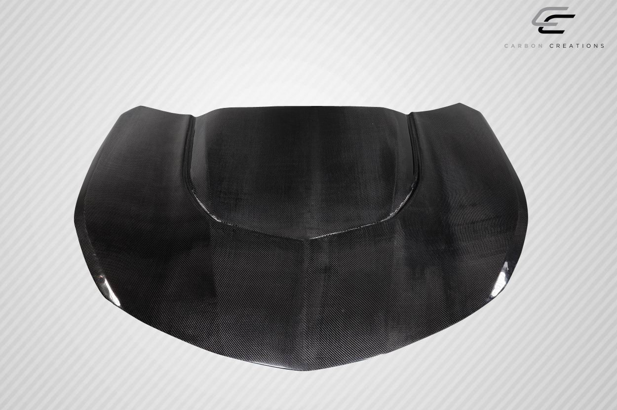 2016-2023 Chevrolet Camaro Carbon Creations ZL1 Look Hood - 1 Piece / Vehicle Year Make Model Trim - 2016-2023-Chevrolet Camaro ALL / Product Type - Hood / Style Name -ZL1 / Kit Material - Carbon Fiber / Notes - Note: Hood pins are required. Not designed for ZL1.