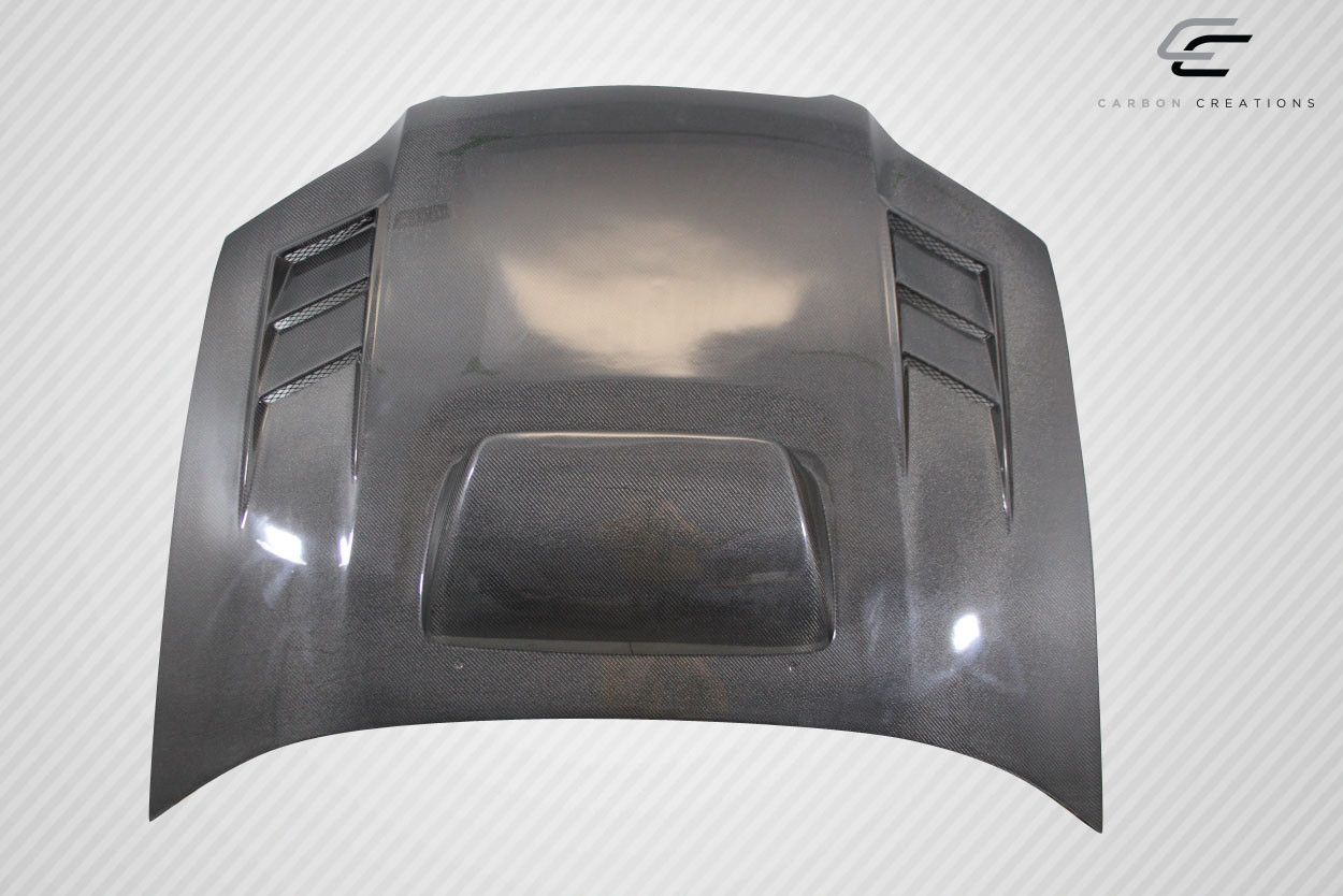 2004-2005 Subaru Impreza WRX STI Carbon Creations DriTech TS-1 Hood - 1 Piece / Vehicle Year Make Model Trim - 2004-2005-Subaru Impreza ALL / Product Type - Hood / Style Name -TS-1 / Kit Material - Carbon Fiber / Notes - Note: Hood pins are required.