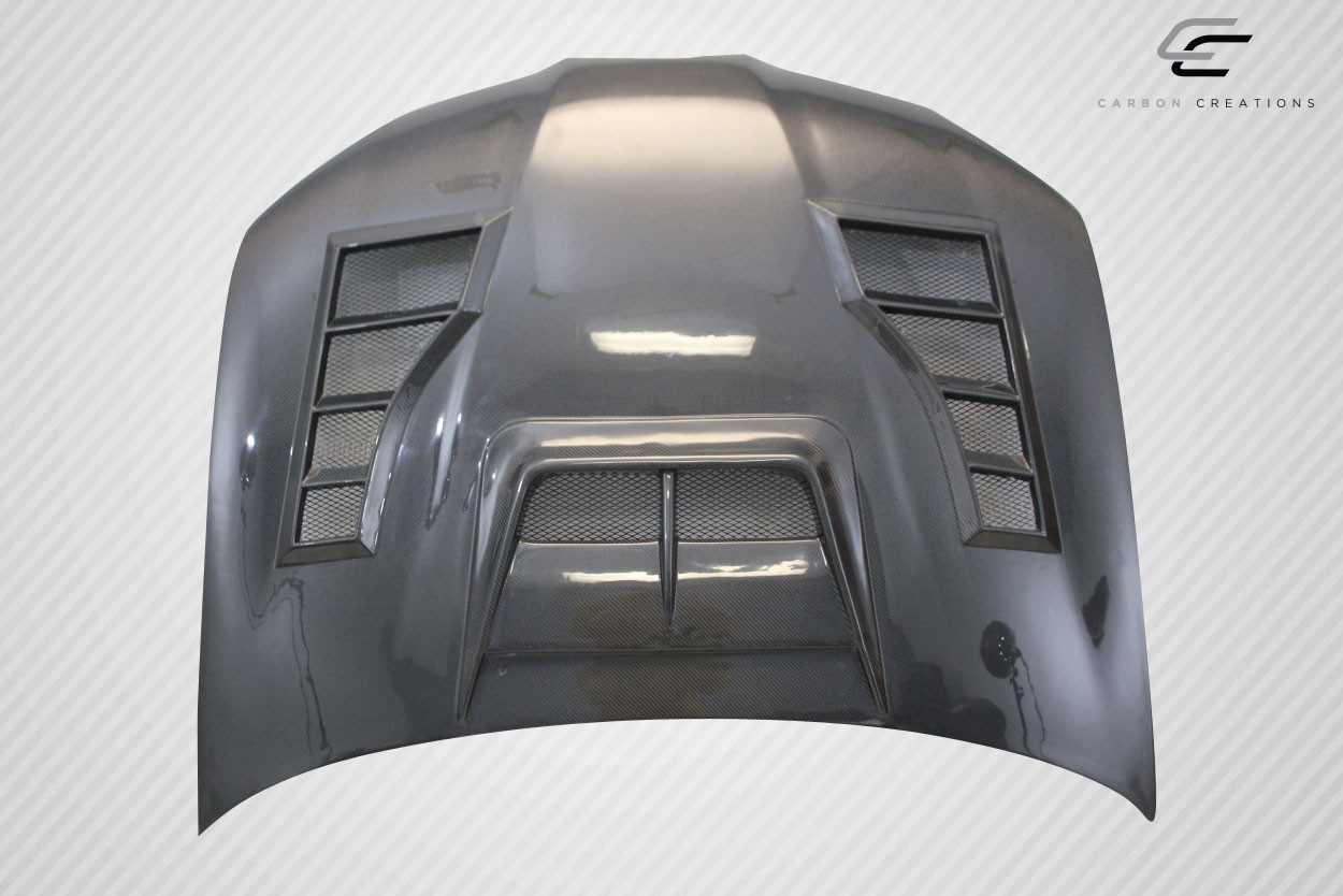2006-2007 Subaru Impreza WRX STI Carbon Creations DriTech TS-1 Hood - 1 Piece / Vehicle Year Make Model Trim - 2006-2007-Subaru Impreza ALL / Product Type - Hood / Style Name -TS-1 / Kit Material - Carbon Fiber / Notes - Note: Hood pins are required.