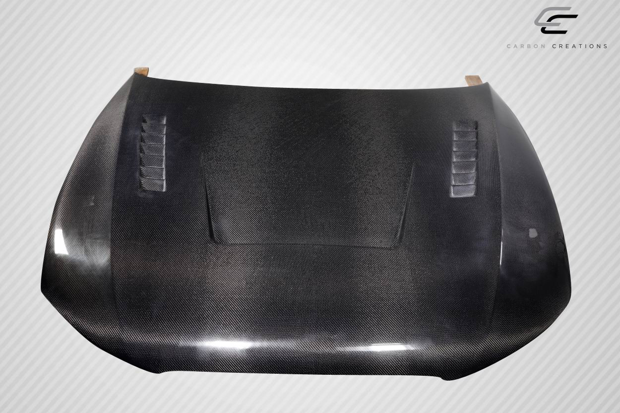 2013-2016 Audi A5 S5 B8 Carbon Creations DriTech Eros Version 1 Hood - 1 Piece / Vehicle Year Make Model Trim - 2013-2016-Audi A5 ALL / Product Type - Hood / Style Name -Eros Version 1 / Kit Material - Carbon Fiber / Notes - Hood pins are required.