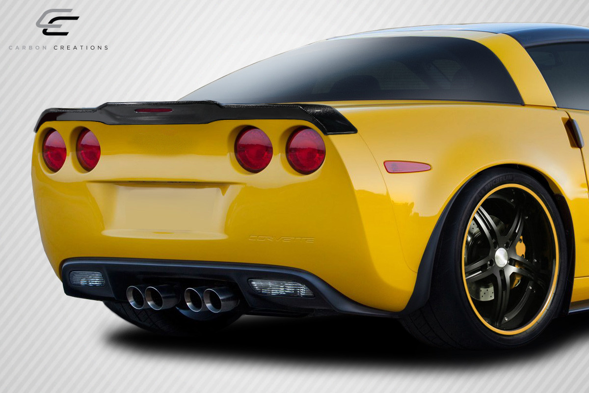 2005-2013 Chevrolet Corvette C6 Carbon Creations DriTech Champ Rear Wing Spoiler - 1 Piece / Vehicle Year Make Model Trim - 2005-2013-Chevrolet Corvette ALL / Product Type - Wing / Style Name -Champ / Kit Material - Carbon Fiber / Notes -