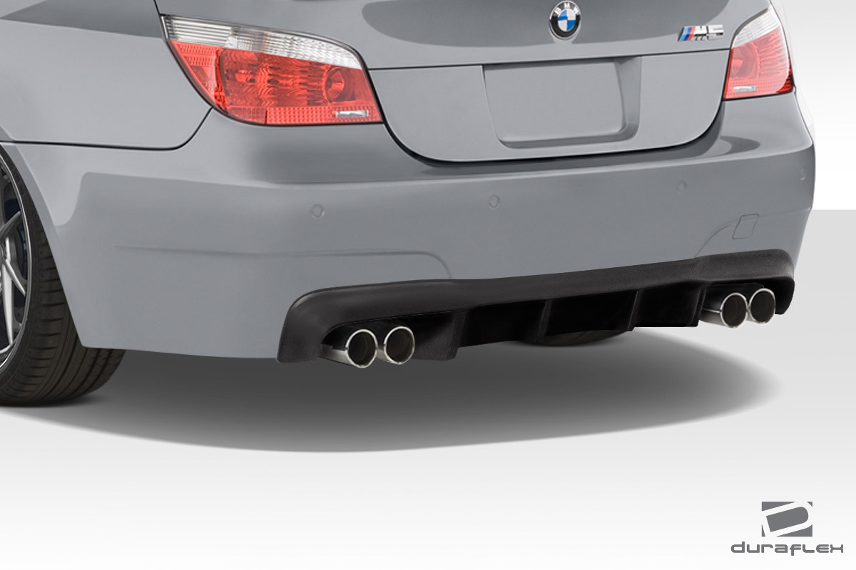 2006-2010 BMW M5 E60 Duraflex AutoBahn Rear Diffuser - 1 Piece / Vehicle Year Make Model Trim - 2006-2010-BMW M5 ALL / Product Type - Rear Lip/Add On / Style Name -AutoBahn / Kit Material - FRP (Fiberglass Reinforced Plastics) / Notes -