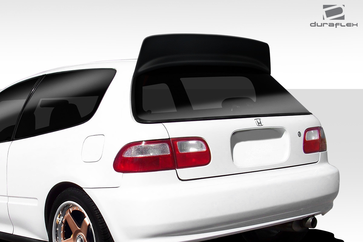 1992-1995 Honda Civic HB Duraflex Blackyard Special Wing Trunk Lid Spoiler - 1 Piece (S) / Vehicle Year Make Model Trim - 1992-1995-Honda Civic HB / Product Type - Wing / Style Name -Blackyard Special / Kit Material - FRP (Fiberglass Reinforced Plastics) / Notes -