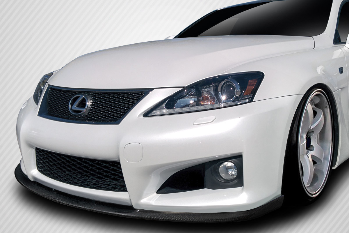 2008-2014 Lexus IS-F Carbon Creations DriTech Luxion Front Lip Splitter - 1 Piece / Vehicle Year Make Model Trim - 2008-2014-Lexus IS-F ALL / Product Type - Front Lip/Add On / Style Name -Luxion / Kit Material - Carbon Fiber / Notes -