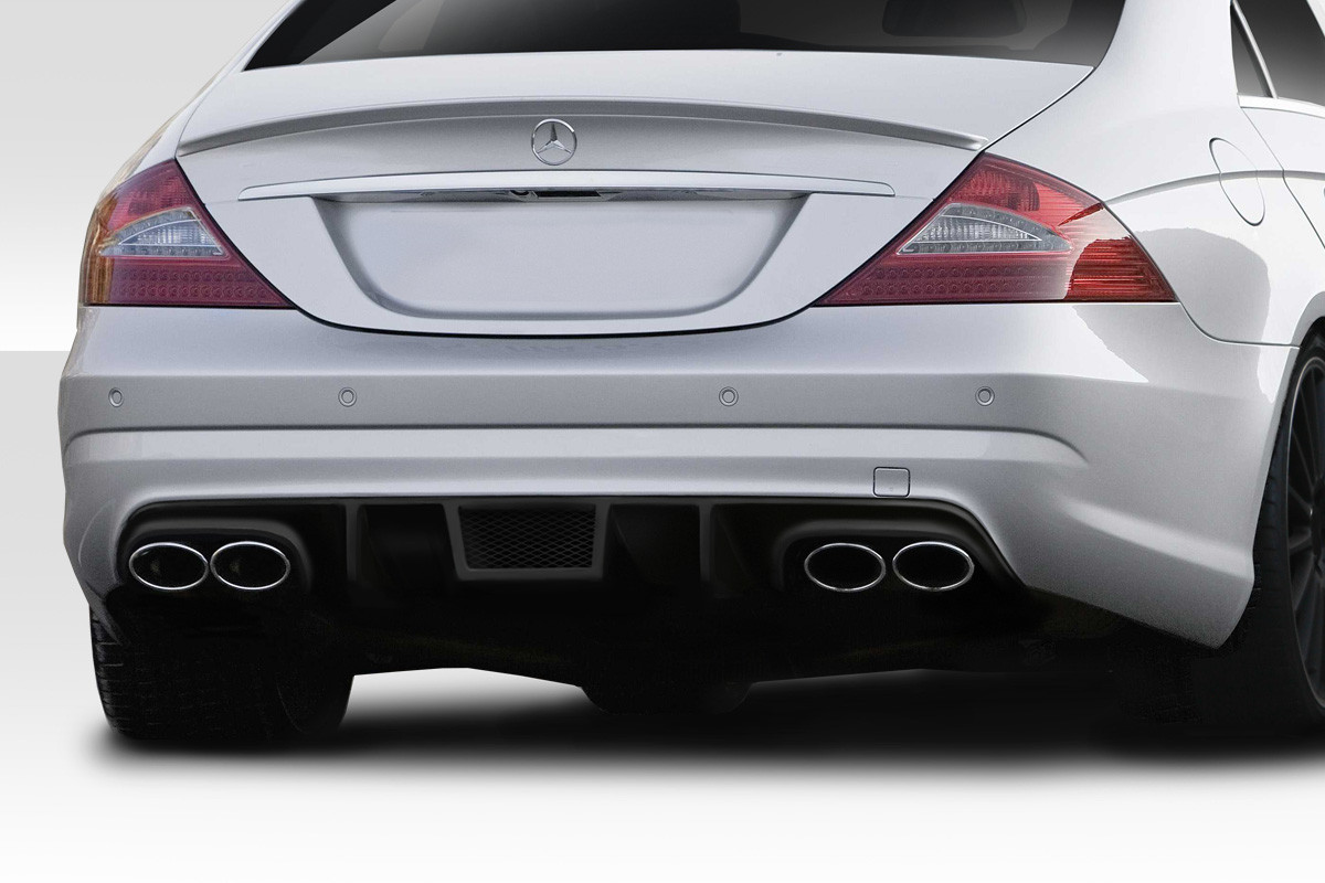 2006-2011 Mercedes CLS Class C219 W219 Duraflex L Sport Rear Diffuser - 1 Piece ( For AMG Bumper only) / Vehicle Year Make Model Trim - 2006-2011-Mercedes CLS ALL / Product Type - Rear Lip/Add On / Style Name -L Sport / Kit Material - FRP (Fiberglass Reinforced Plastics) / Notes -