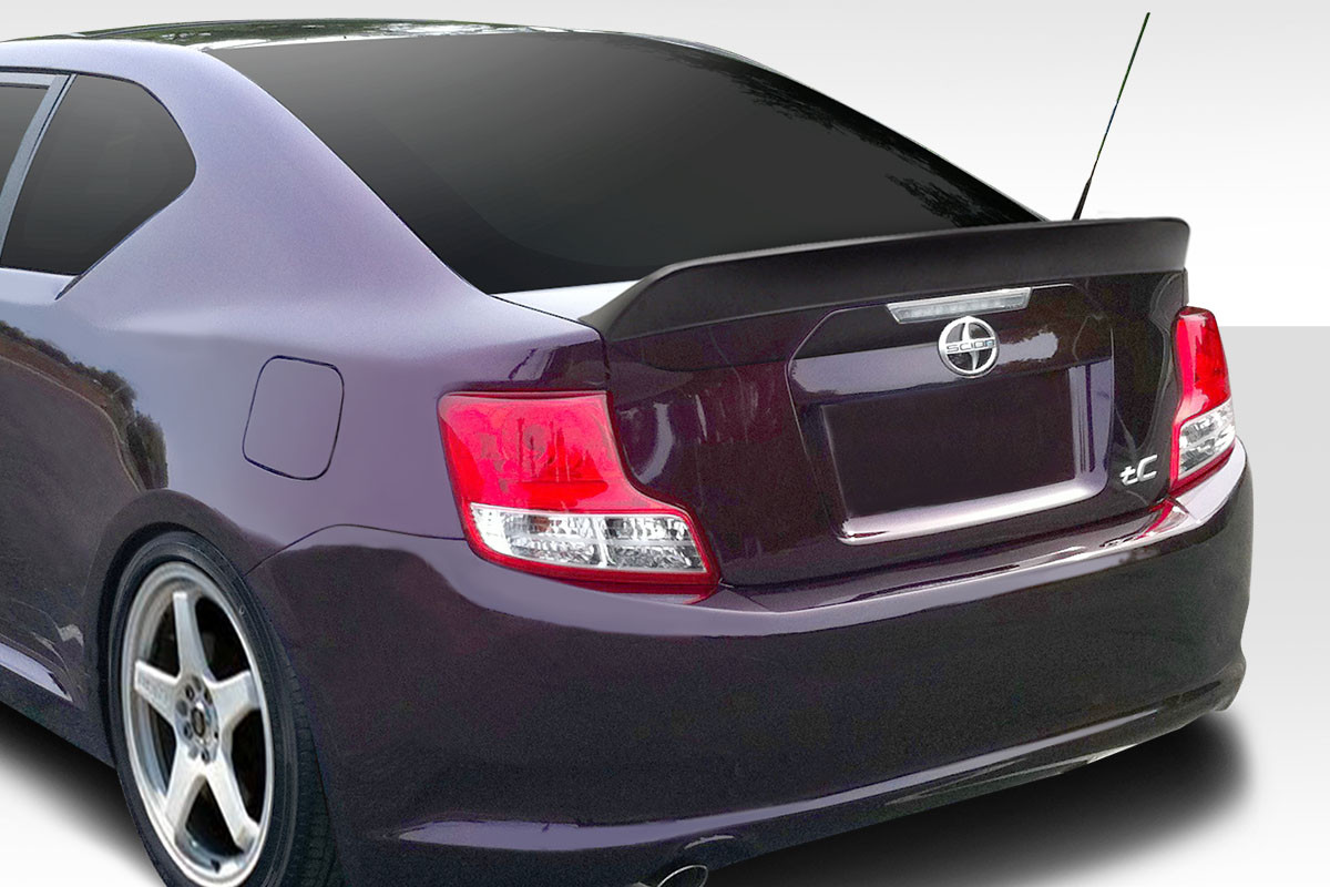 2011-2015 Scion tC Duraflex Racing RSS Wing Spoiler - 1 Piece / Vehicle Year Make Model Trim - 2011-2015-Scion TC ALL / Product Type - Wing / Style Name -Racing RSS / Kit Material - FRP (Fiberglass Reinforced Plastics) / Notes -