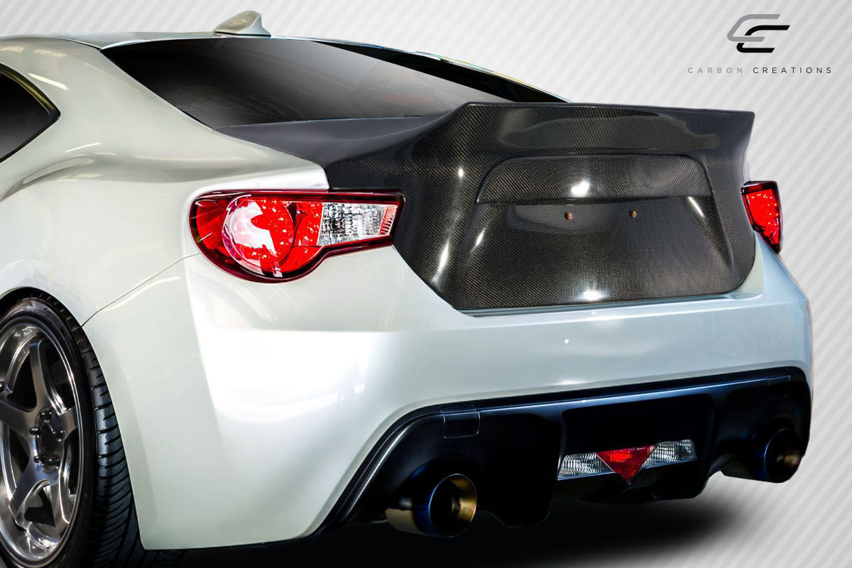 2013-2020 Scion FR-S Toyota 86 Subaru BRZ Carbon Creations Slipstream Trunk - 1 Piece / Vehicle Year Make Model Trim - 2013-2020-Scion FRS ALL / Product Type - Trunk/Hatch / Style Name -Slipstream / Kit Material - Carbon Fiber / Notes -