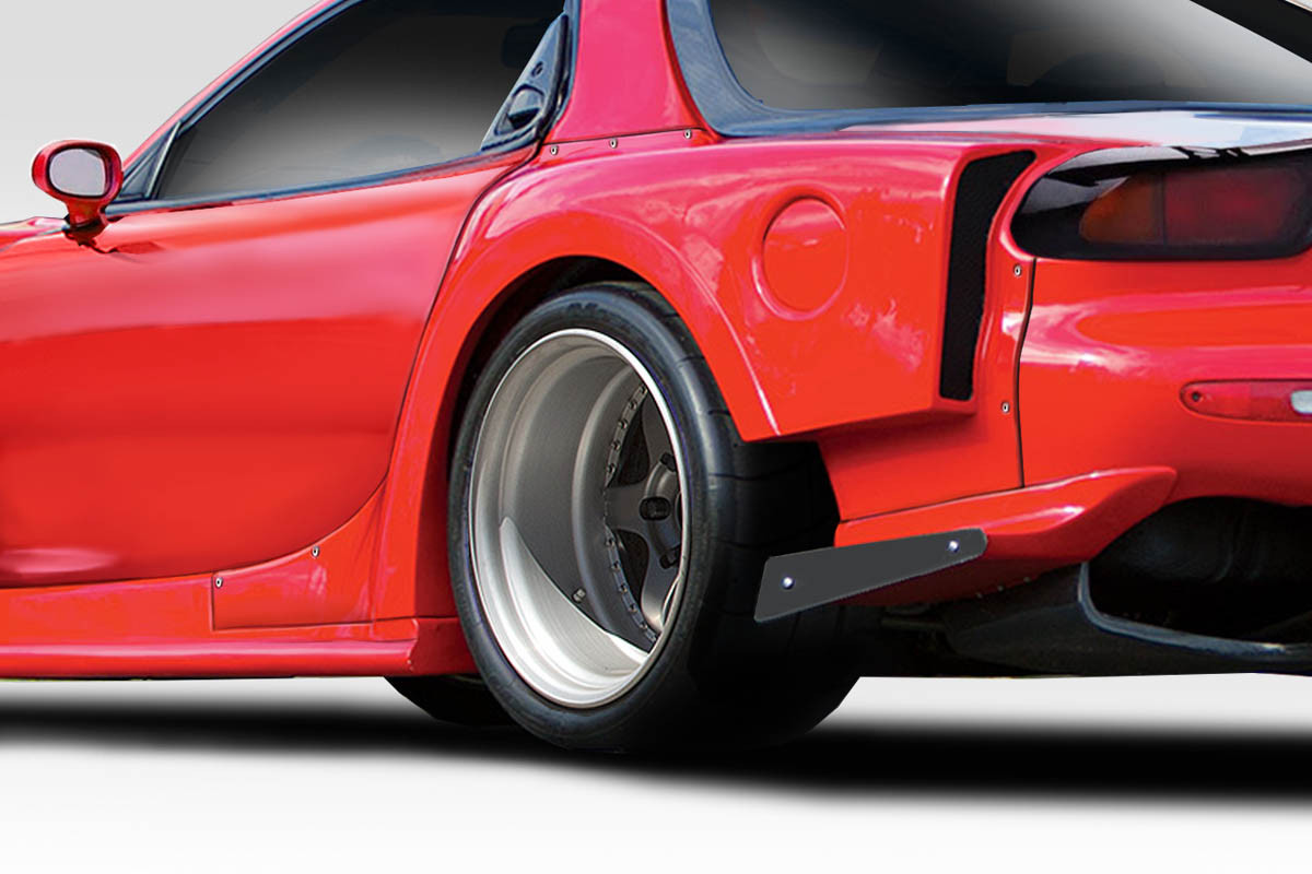 1993-1997 Mazda RX-7 Duraflex Bossen Wide Body Rear Fender Flares- 2 Piece (S) / Vehicle Year Make Model Trim - 1993-1997-Mazda RX7 ALL / Product Type - Fender Flare / Style Name -Bossen / Kit Material - FRP (Fiberglass Reinforced Plastics) / Notes -
